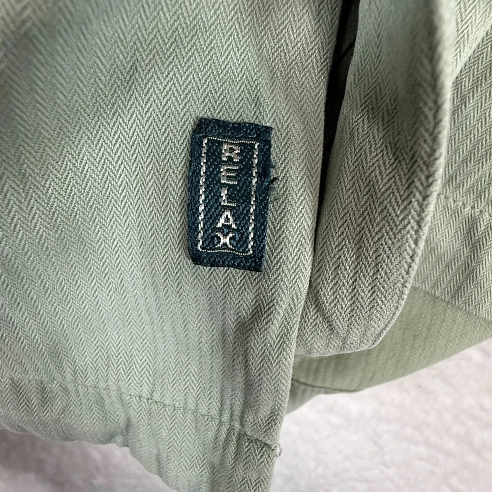 Tommy Bahama Men's Silk Blend Shirt XL Sage Green Relaxed Fit